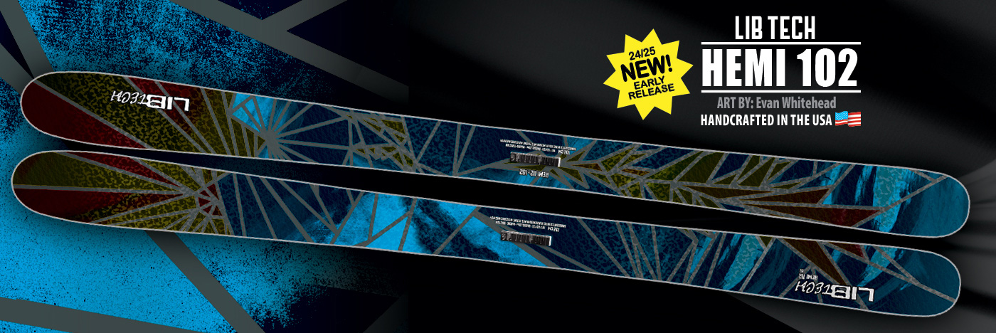 Shop 2024-2025 Lib Tech Hemi 102 Skis