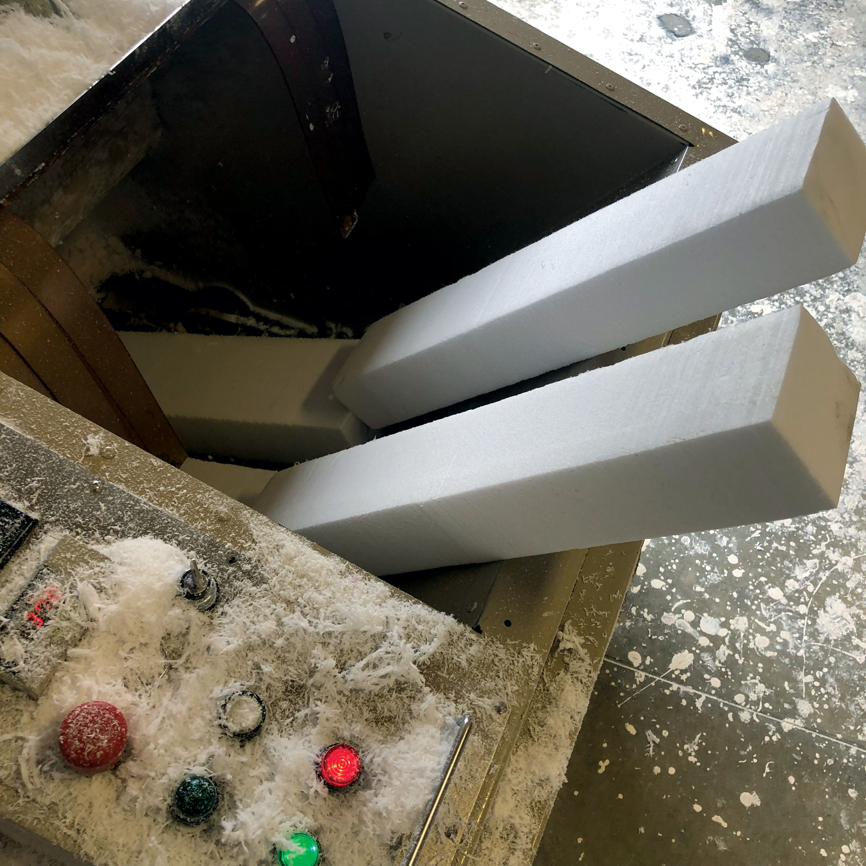 Lib Tech Surf Foam Recycling step 1